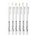  Marvy Uchida Brown Tone Brush - Pack of 6